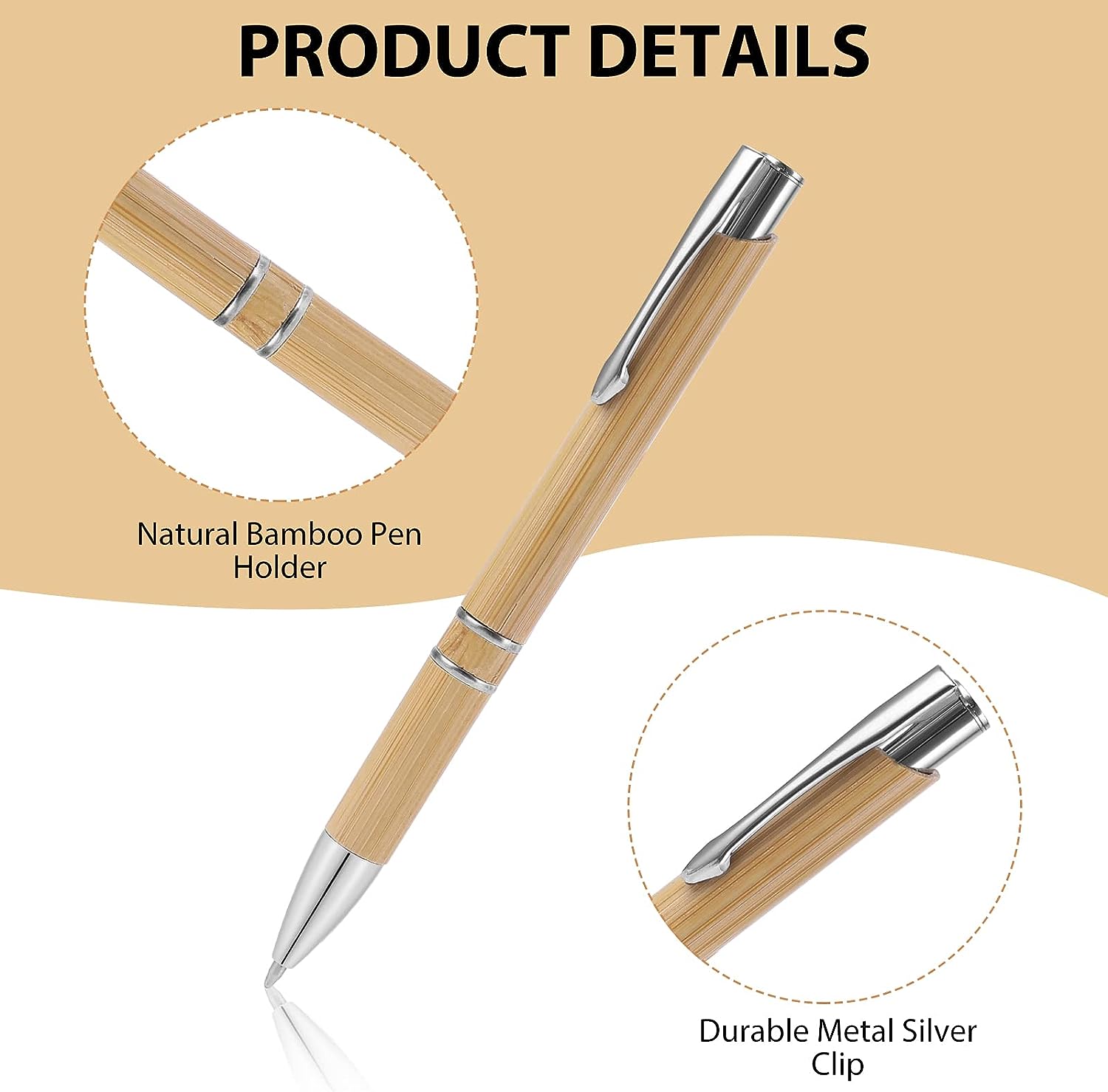 Double ring Bamboo Pen