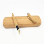 BP3 – Bamboo Roller Ball Pen in Elegant Bamboo Magnetic Box